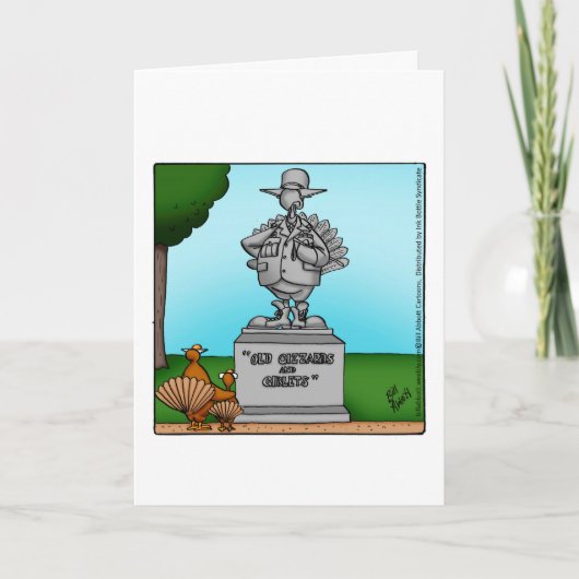 Carte de voeux de Thanksgiving amusante "Spectickl (Devant)