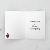 Carte de voeux de Thanksgiving amusante "Spectickl (Intérieur)