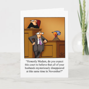 Carte de voeux de Thanksgiving amusante "Spectickl