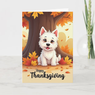 Carte de vœux de Thanksgiving d'automne