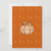 Carte de vœux de Thanksgiving d'automne (Dos)