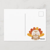 Carte de vœux de Thanksgiving joyeux (Dos)