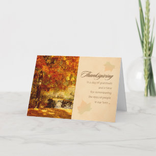 Carte de voeux de Thanksgiving pour les entreprise