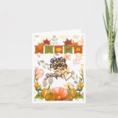 Carte de vœux de Thanksgiving Rassemblement (Devant)