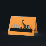 Carte de voeux de Thanksgivukkah Menorah<br><div class="desc">PRLimages est une division des peintures par Rachel Lowry.</div>