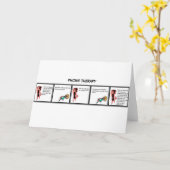 Carte de voeux de thérapie par téléphone (Fleur jaune)