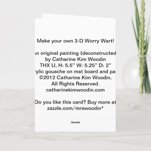 Carte de voeux de THX U (Dos)