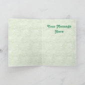 Carte de voeux de tortue (Intérieur)