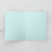 carte de voeux de tortue de mer (Intérieur)