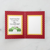 Carte de voeux de tortue de Saint-Valentin (Intérieur)