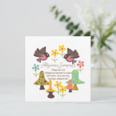 Carte de voeux de toujours plaisir en espagnol (Debout devant)