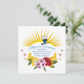 Carte de voeux de toujours plaisir en espagnol (Debout devant)