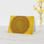 Carte de voeux de tournesol (Fleur jaune)