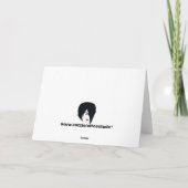 Carte de voeux de trois sages (Dos)