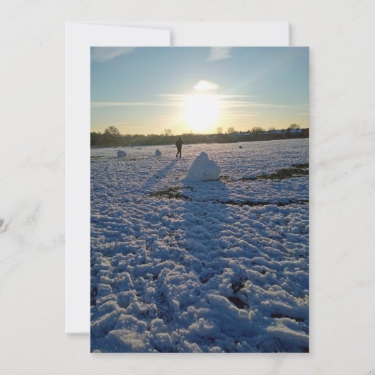 Carte de vœux de vacances (Devant)