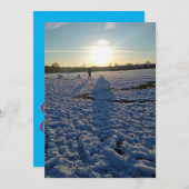 Carte de vœux de vacances (Devant / Derrière)