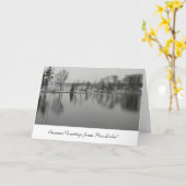 Carte de voeux de vacances (Fleur jaune)