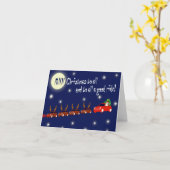 Carte de voeux de vacances (Fleur jaune)