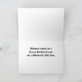 Carte de voeux de vacances - (Intérieur)