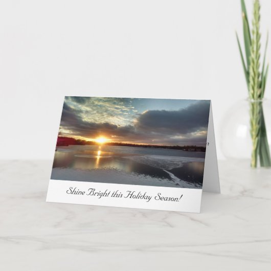 Carte de voeux de vacances (Devant)