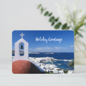 Carte de voeux de vacances (Debout devant)