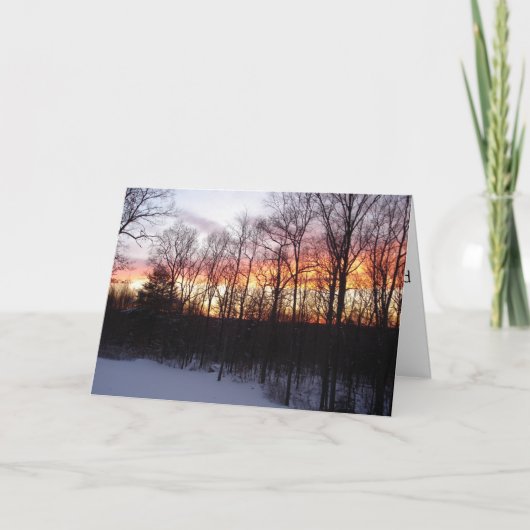 Carte de voeux de vacances (Devant)