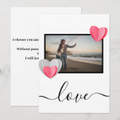 carte de voeux de vacances (Devant / Derrière)