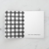 Carte de vœux de vacances avec Golden Retriever (Intérieur)