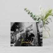 Carte de vœux de vacances avec image en feuille d' (Debout devant)