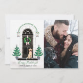 Carte de vœux de vacances avec Labradors Retriever (Devant)