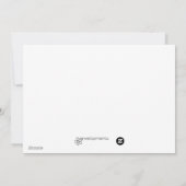 Carte de vœux de vacances avec script Twinkle 24KT (Dos)