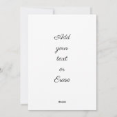 Carte de vœux de vacances avec un nœud rouge et un (Dos)