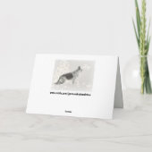 Carte de vœux de vacances Berger Allemand (Dos)