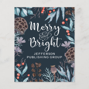 Carte de vœux de vacances Budget Berries Merry and