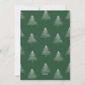 Carte de voeux de vacances calme et lumineux (Dos)