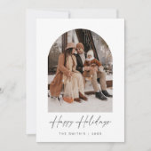 Carte de vœux de vacances | Carte de Noël (Devant)