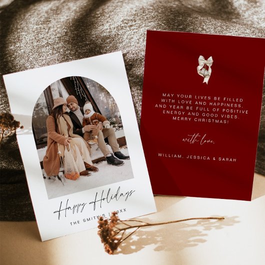 Carte de vœux de vacances | Carte de Noël