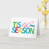 Carte de vœux de vacances C'est la saison (Fleur jaune)
