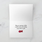 Carte de voeux de vacances Confort et Joy Fauteuil (Intérieur)