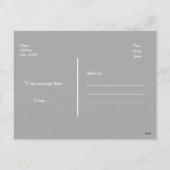 Carte de vœux de vacances d'arbre rustique de scin (Dos)