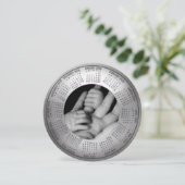 Carte de vœux de vacances de bébé célébrant 2026 c (Debout devant)