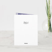 Carte de vœux de vacances de chat de neige de tout (Dos)