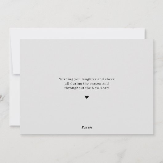 Carte de vœux de vacances de déplacement de Deck J (Dos)