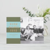 Carte de vœux de vacances de Kaktovik (Debout devant)