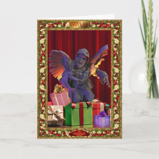 Carte de vœux de vacances de la Gargouille de TEN3 (Devant)