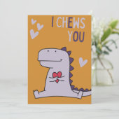 Carte de vœux de vacances de la Saint-Valentin « I (Debout devant)