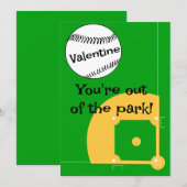 Carte de vœux de vacances de la Saint-Valentin pou (Devant / Derrière)