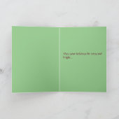 Carte de voeux de vacances de l'Irlande de Joyeux (Intérieur)