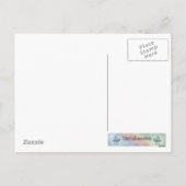 Carte de vœux de vacances de l'ours polaire d'hive (Dos)