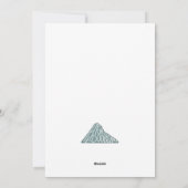 Carte de vœux de vacances de lutin d'hiver (Dos)